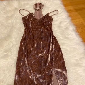 Velour dress